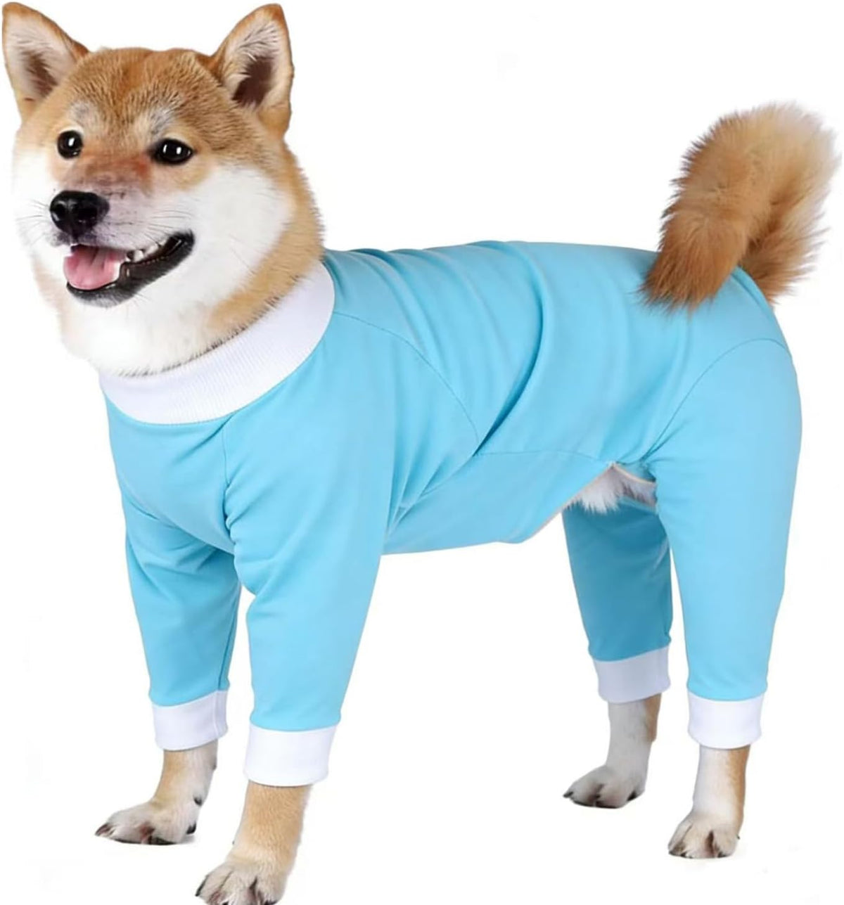 Recovery Suit for Dogs After Surgery Dog Onesie Surgery Recovery Suit for Female Male Dogs Recovery Shirt for Abdominal Wounds or Skin Diseases Bodysuit Dogs Pajamas(Grey,M) - Image 10