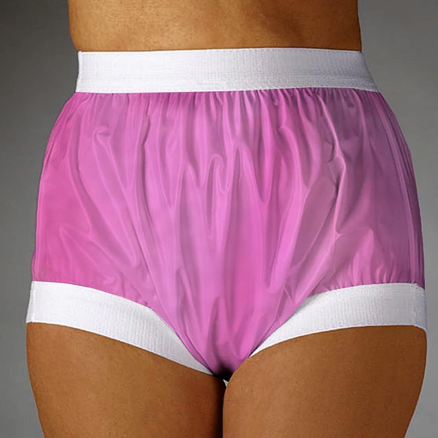 Tapiva adult incontinence pull-on plastic pants front view