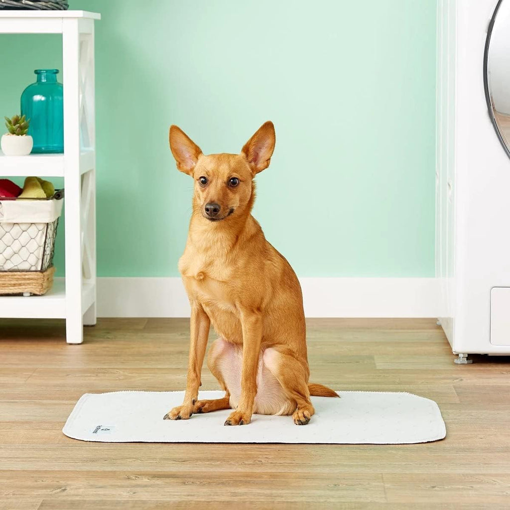 Side view displaying the waterproof backing of Pet Parents pee pads