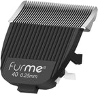Side view of FURME size 10 pet shaver blade showing adjustable mechanism