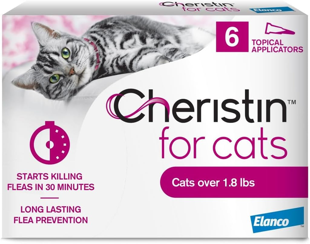 Cheristin Flea Treatment & Prevention for Cats | Fast acting topical flea treatment for cats over 1.8 lbs | 1 Count - Image 12