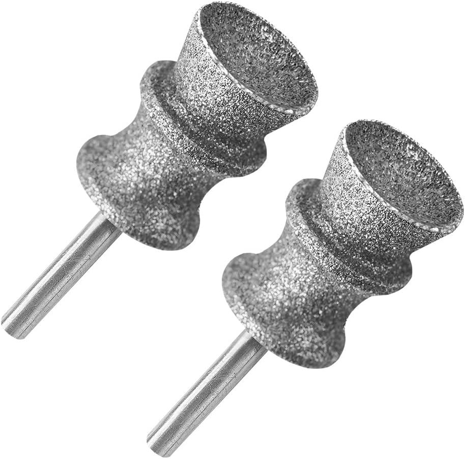Diamond Dremel Dog Nail Grinder Bits for Rotary Tool-1/8'' Dremel Dog Nail Grinder Attachment-Pet Nail Grinder Bit Work for Animals Nail Care Large C 2P - Image 10