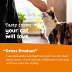 Bacon flavored cat wellness bites packaging for immune system and gut support