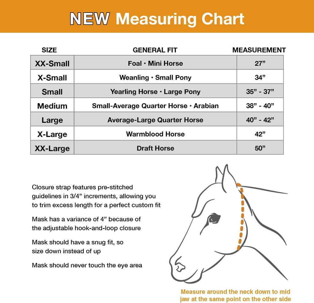 Cashel grey horse fly mask showing extended nose and ear mesh coverage