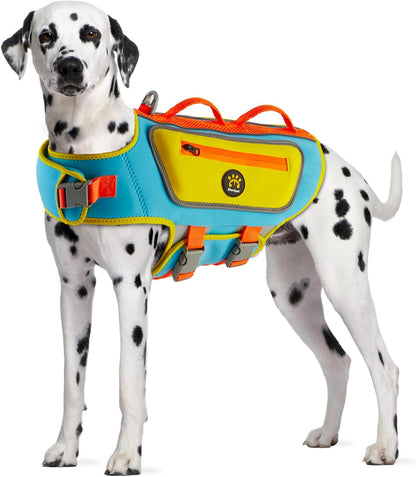Dog Life Jacket for Small Dogs with High Buoyancy, Lightweight Dog Life Vest for Swimming Adjustable Reflective Dogs Floating Vest, Neoprene Rescue Handle Pet Life Preserver (Green, XS) - Image 9