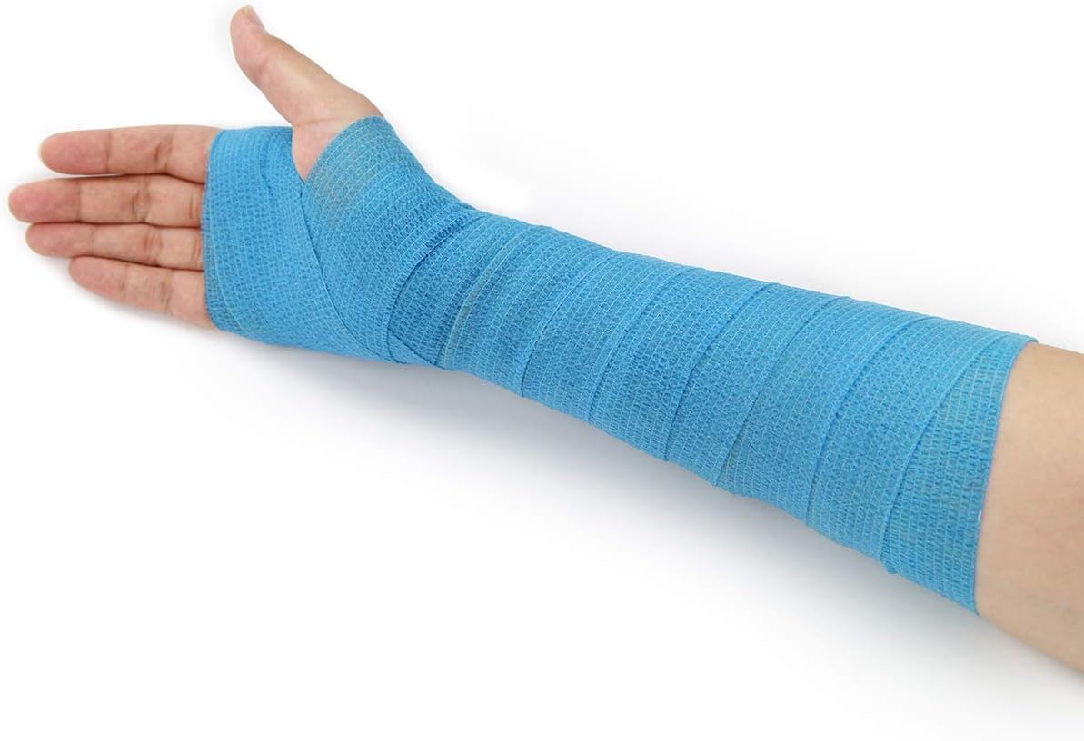 Waterproof cohesive tape rolls for pet first aid kit