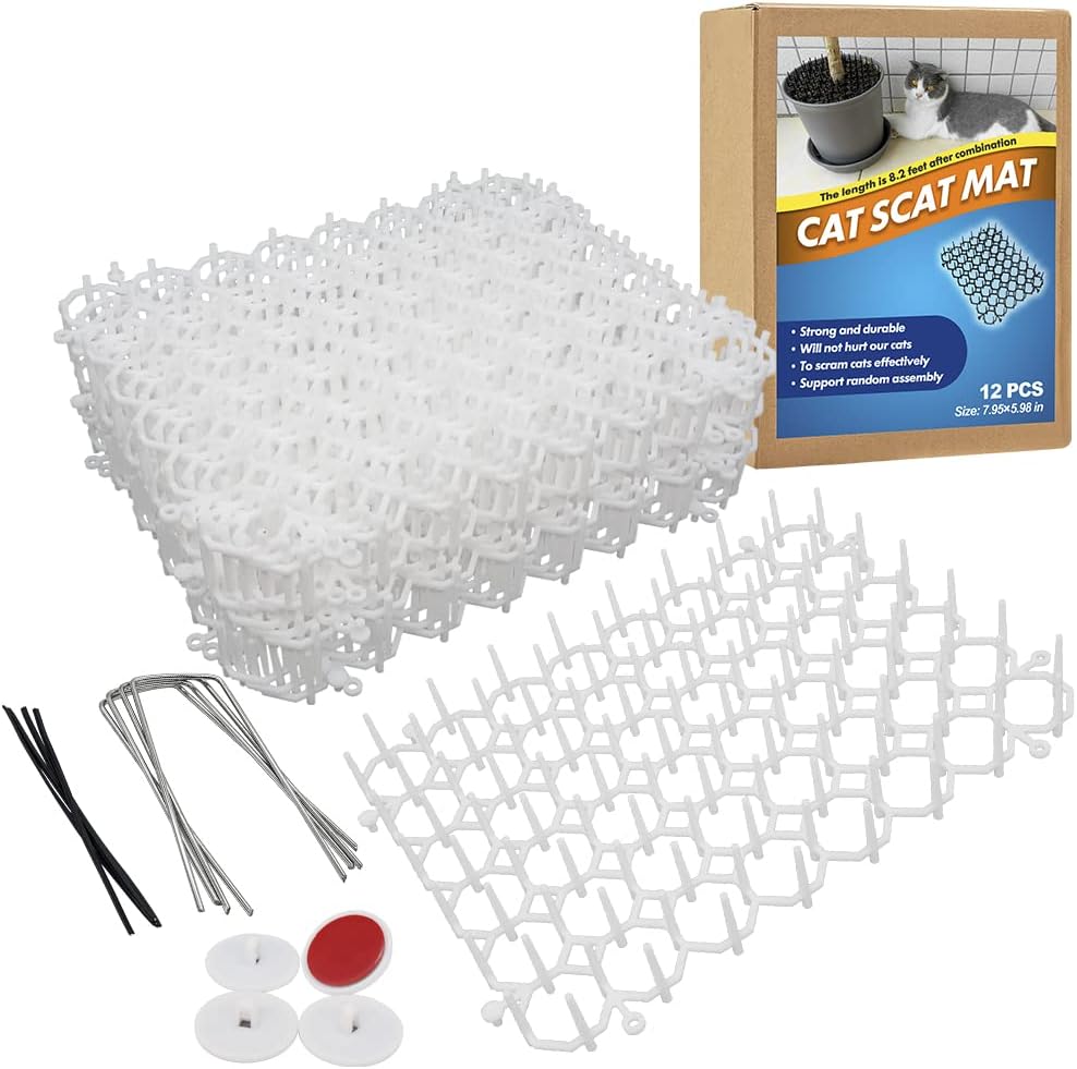 Weather resistant Ley's cat spike mat packaging and complete 12 pack set