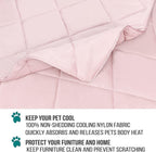 PetAmi Premium Cooling Dog Blanket | Lightweight Fluffy Pet Throw Blanket Bed Cover for Dogs, Cat, Puppies | Pet Blanket Furniture Protector Couch Sofa | Reversible Fuzzy Cozy | 24x32, Light Grey - Image 13