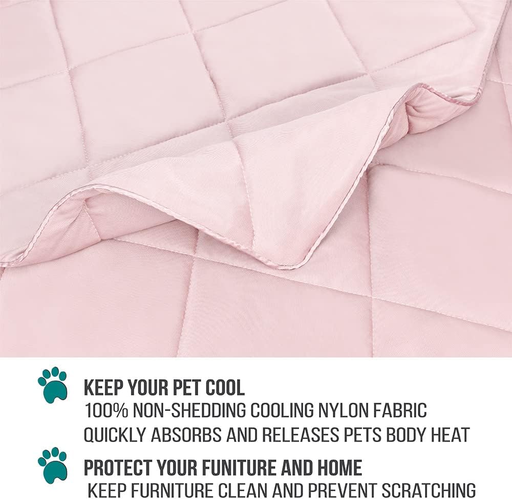PetAmi Premium Cooling Dog Blanket | Lightweight Fluffy Pet Throw Blanket Bed Cover for Dogs, Cat, Puppies | Pet Blanket Furniture Protector Couch Sofa | Reversible Fuzzy Cozy | 24x32, Light Grey - Image 13