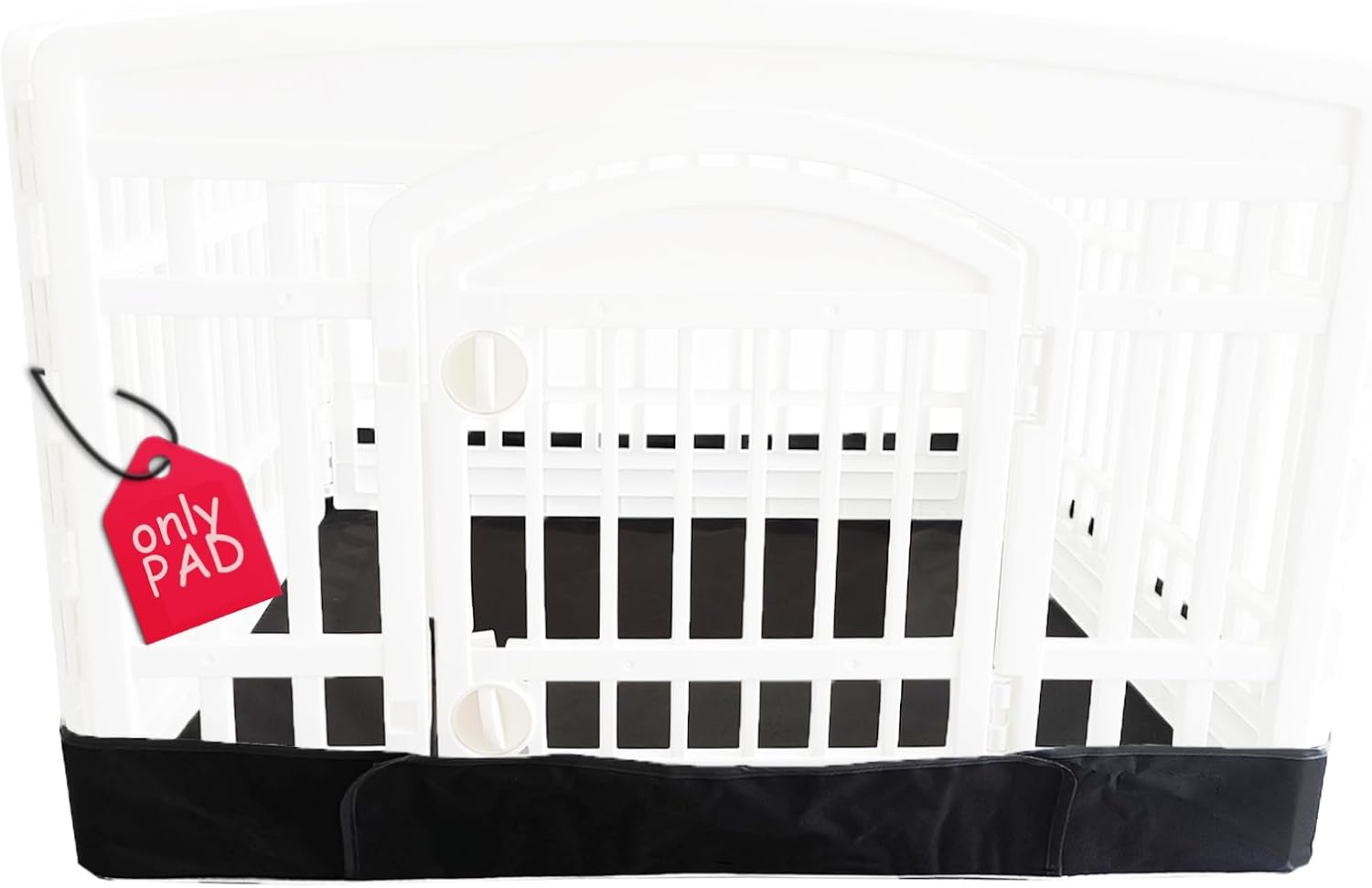 Dog Playpen Bottom Pad Fits for 35 Inch 4 Panels Exercise Pet Playpen, Dog Crate Pad Puppy Playpen Pad Leakproof Non-Slip(Playpen Not Included) Gray - Image 10