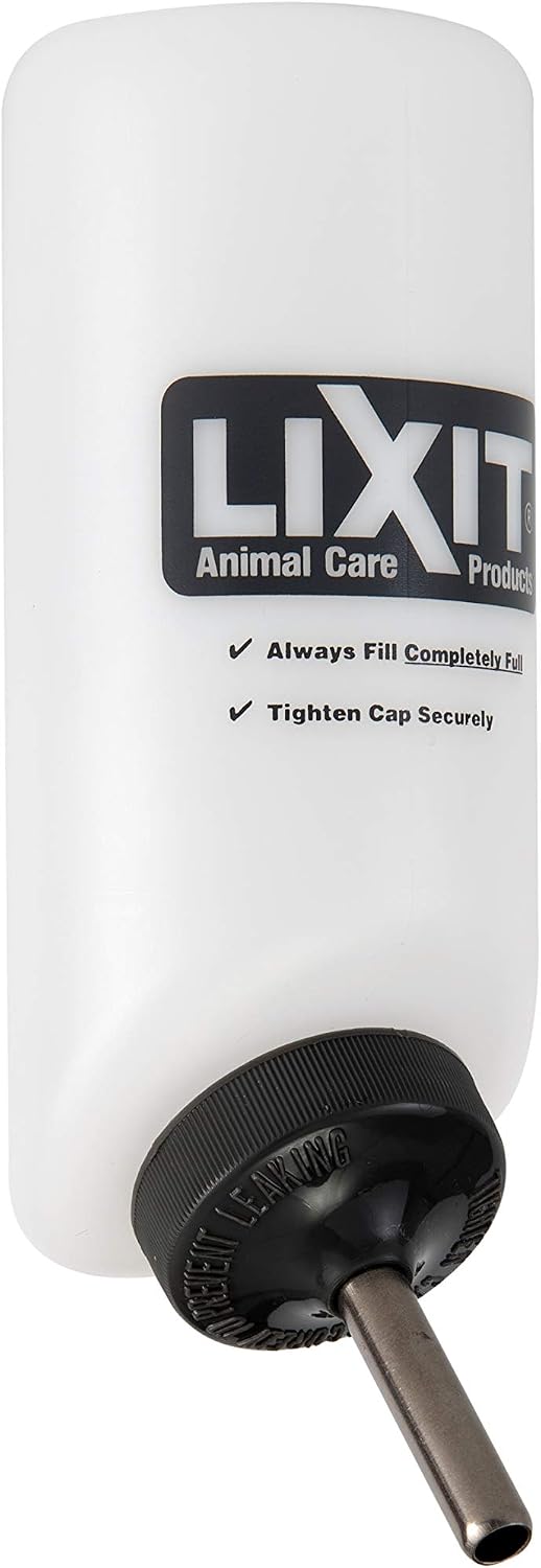 Lixit Pet Wide Mouth Water Bottle (16 oz), translucent, 8802 - Image 6
