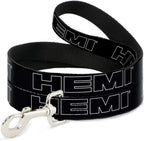 Buckle-Down Hemi bold outline dog leash front view