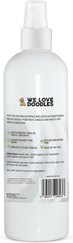 Authentic imported pet coat detangler and moisturizer spray for all breeds