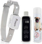 Poiiopy Citronella dog training collar with remote control front view