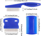 Close up of stainless steel pet grooming comb teeth