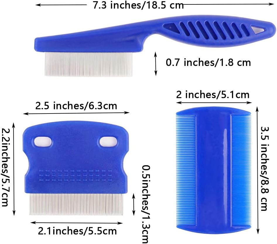 Close up of stainless steel pet grooming comb teeth
