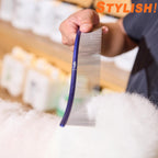 Curved stainless steel comb for dogs and cats