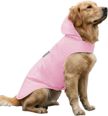 Dog Raincoat Reflective Adjustable Hooded Pet Rain Jacket Poncho with Leash Hole for Dogs S-5XL - Image 9