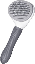 Aogeili Self Cleaning Slicker Brush, Skin Friendly Deshedding Grooming Tool for Dogs, Cats & Bunny, One-Click Release Removes Loose Undercoat, Mats & Tangles, for Long & Short Hair Shedding Pets - Image 9