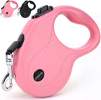 enrgticdg 16Ft Retractable Dog Leash,Light Weight Leash for Small to Medium Dogs/Cats Up to 50lbs,Stainless Steel Spring Strong Nylon Tape, Tangle Free, One-Handed Brake.(Black) - Image 9