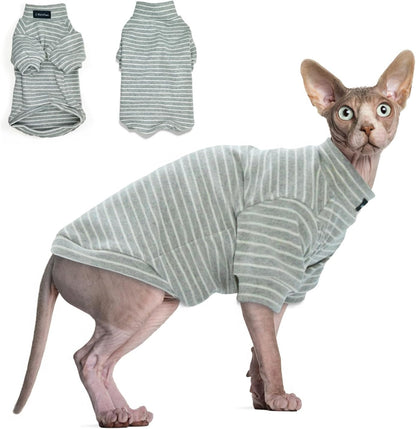 Sphynx Cat Sweater Soft Warm Long Sleeve Fleece for Cats&Small Dogs - Image 10