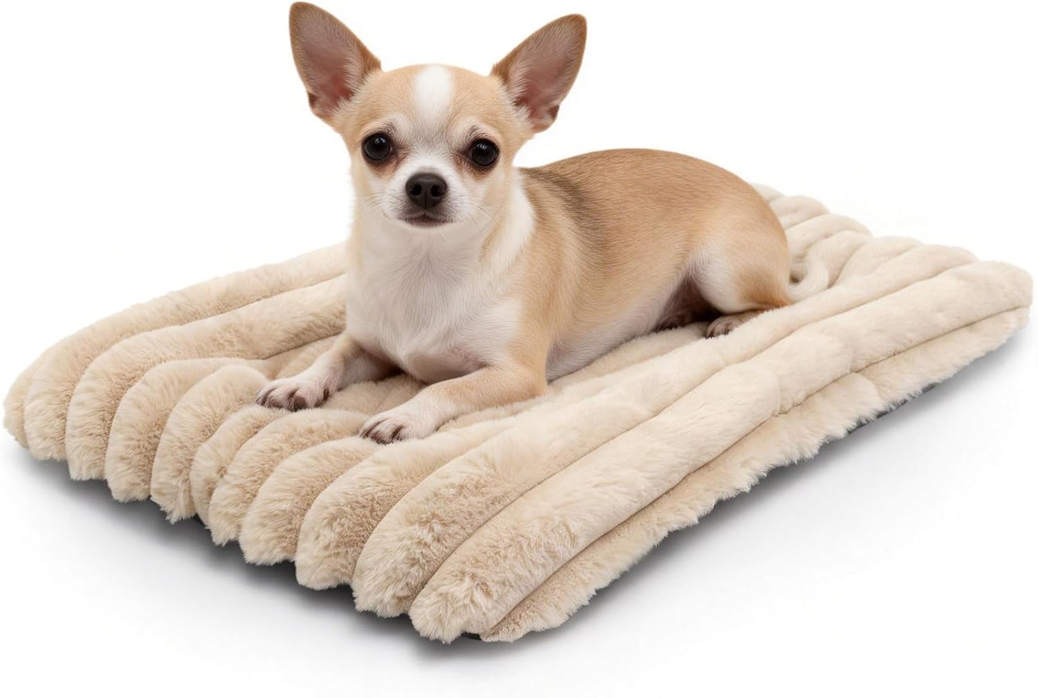 Cat Bed Dog Crate Pad Ultra Soft Comfy Flat Pet Bed Sleeping Cushion Washable Crate Mat for XX-Small Dogs and Indoor Cats Anti-Slip Tiny Dog Kennel Pad Cat Carrier Mat 18 x 12 inch Grey - Image 10