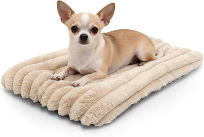 Cat Bed Dog Crate Pad Ultra Soft Comfy Flat Pet Bed Sleeping Cushion Washable Crate Mat for XX-Small Dogs and Indoor Cats Anti-Slip Tiny Dog Kennel Pad Cat Carrier Mat 18 x 12 inch Grey - Image 10