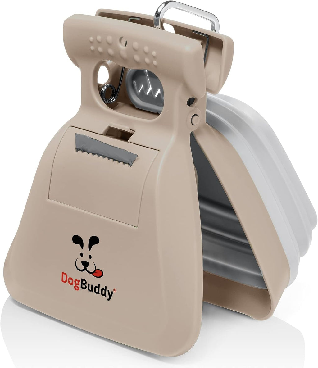 DogBuddy Pooper Scooper, Portable Dog Pooper Scooper, Poop Scooper for Small and Large Dogs, Pooper Scooper With Bag Attachment, Leash Clip and Dog Waste Bags Included (Medium, Kiwi) - Image 9