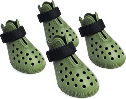 Dog Shoes for Hot Pavement - Comfortable Paw Protection for Medium & Large Dogs, Adjustable Strap & Non-Slip, Easy-Clean, Outdoor Sports Boots, Dog Booties for Summer Rain (Brown, L) - Image 13
