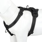 Plutus Pet Adjustable No Pull Dog Harness with Leather Accents, Heavy Duty Reflective Nylon Vest for Training, Hiking, Easy Walk Harness for Small, Medium, Large Dogs (Purple, L) - Image 10