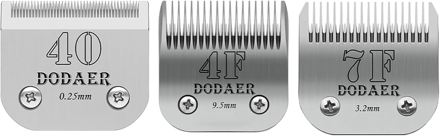 Authentic USA imported professional dog grooming blades for thick coats