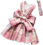 Pet's Cute Halter Bowknot Tutu Dress for Small Dogs Girl Cute Dresses for Tiny Puppy Female Clothes Blue XS - Image 12