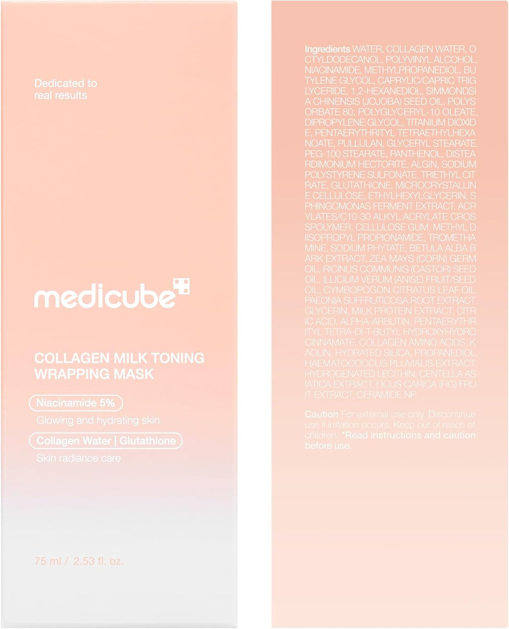 medicube Wrapping Mask Collagen Glazed Milky Glow - Daytime Peel Off Mask - Image 9