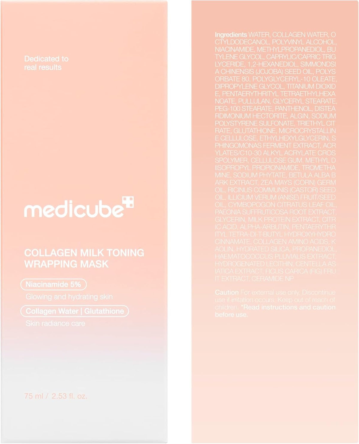medicube Wrapping Mask Collagen Glazed Milky Glow - Daytime Peel Off Mask - Image 9