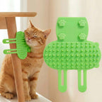 1pc Cat Self Groomer, Silicone Soft Wall Corner Massage Brush with Adjustable Straps, Interactive Scratcher Comb for Indoor Cats & Kittens, Table Leg & Cage Furniture Protector (Pink) - Image 14