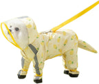Breathable mesh lining interior of the premium waterproof small dog raincoat