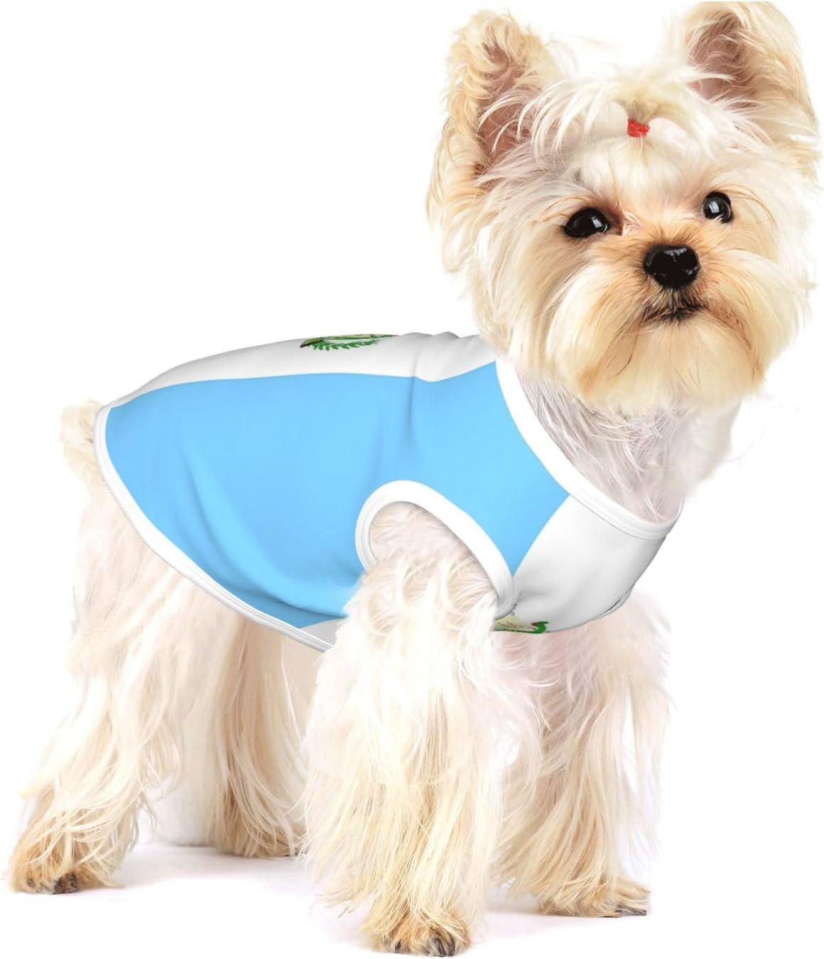 Vintage Uruguay Flag Uruguayan Pride Dog Shirts Sleeveless Puppy Cotton T-Shirts Breathable Dog Clothes Pet Apparel Tank Top Pullover Doggy Cozy Canine Wear for Small Dogs Cats Red Small - Image 10