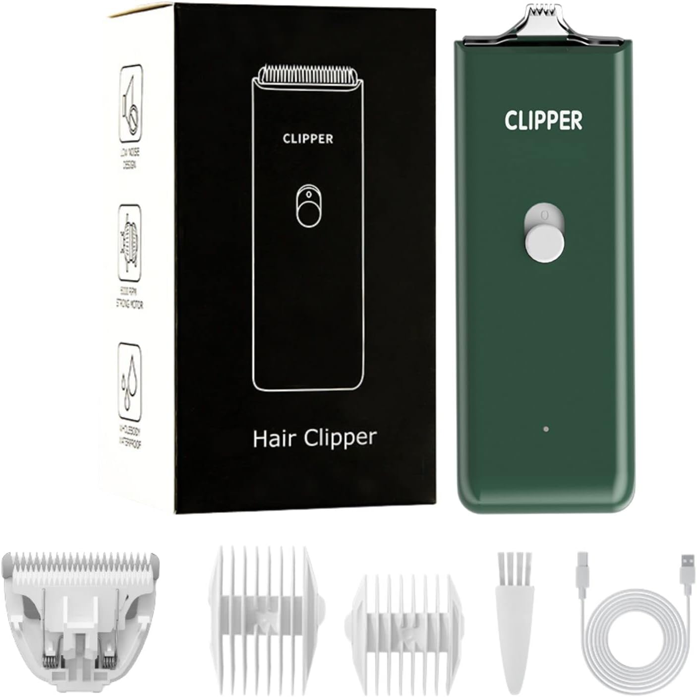 Dog Cat Home Hair Waterproof Clipper Portable Electric USB Rechargeable Pet Grooming Tools Low Noise Shaver Cordless Trimmer for Small and Large Pets - Image 13