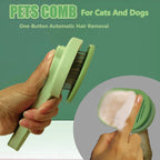 XolngYYeng ergonomic cat deshedding brush handle detail
