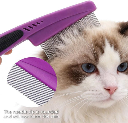 Fine tooth comb for removing fleas and ticks from cats and dogs