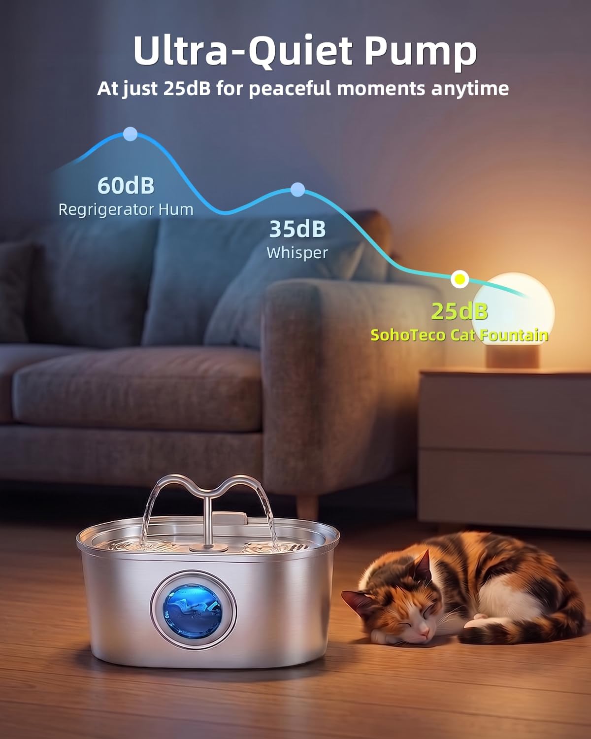 Pet water fountain filtration system components