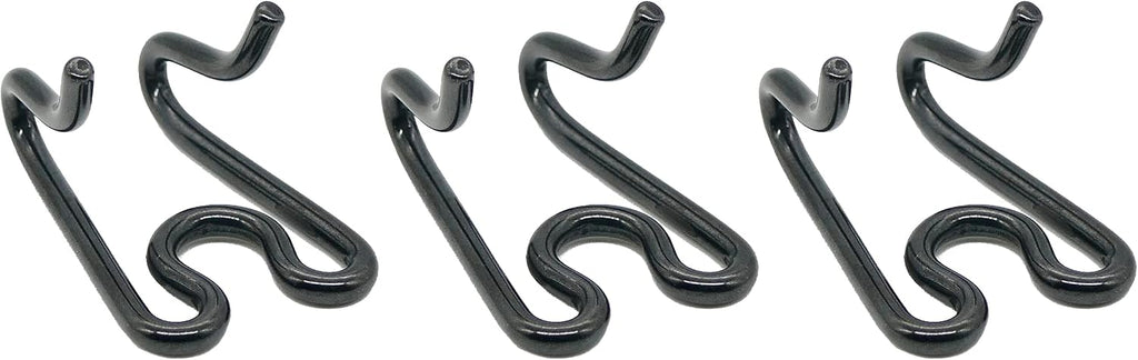 German engineered black stainless steel replacement prong links for canine training setups