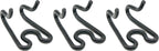 German engineered black stainless steel replacement prong links for canine training setups