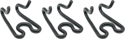 German engineered black stainless steel replacement prong links for canine training setups