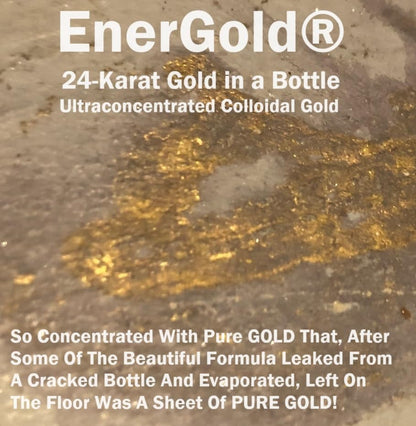 EnerGold Monoatomic Gold pure mineral powder close up