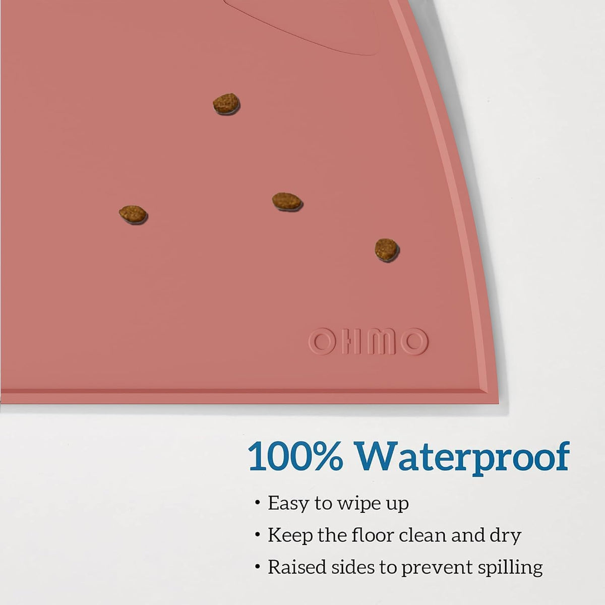 OHMO Cat Food Mat, Silicone Pet Feeding Mat, 18x9.8, Erythrinus - Image 6
