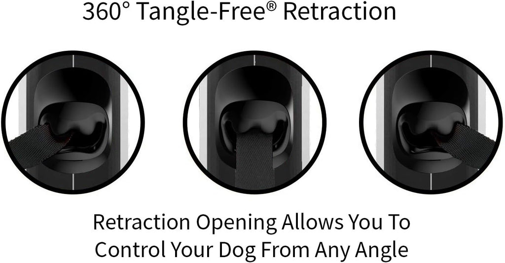 One handed brake and lock button detail on Tug leash