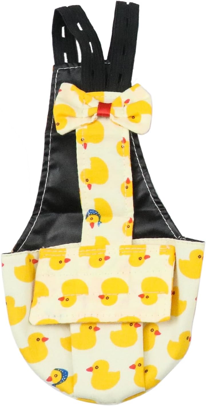 BestParts Adjustable Diaper Waterproof Reusable Diapers, Cloth Diaper Wearable Poultry for Farm Pet Goose, Pet Duck,Pet Chicken, (Grey Crown, L(3.31-8.82pounds), 1, Count) - Image 9