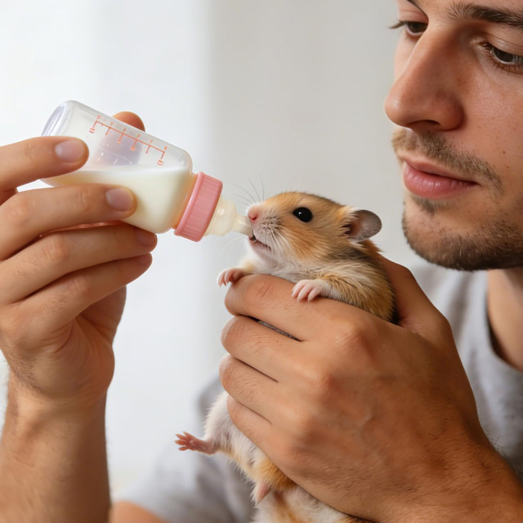 Gatuida 40-Pack Silicone Pet Nursing Nipples, Replacement Pacifiers for Small Animals, Bunny and Kitten Feeding Bottle Nipples, and Pet Feeder Nipples - Image 9