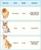 Safety collar hook inside the Ownpets pet sling bag